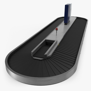 3D Airport Conveyor Belt