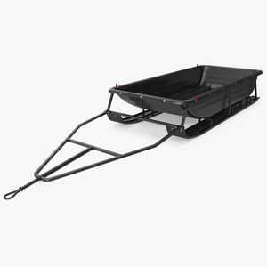 Utility Ski Cargo Sled 3D