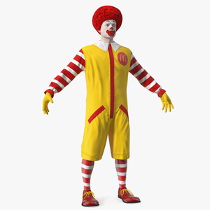 3D model McDonalds Clown