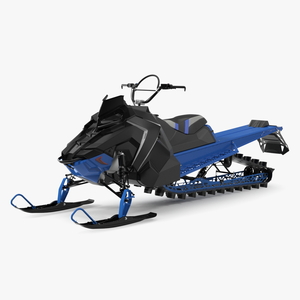 3D Electric Sled Blue model