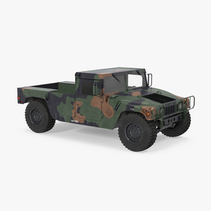 3D HMMWV M998 Simple Interior Camo