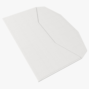 3D model Trapezium Envelope White Paper