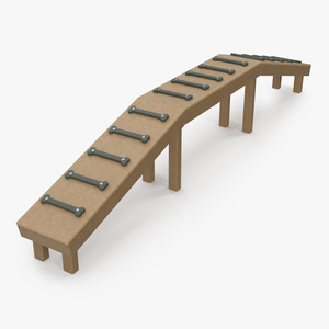 3D Bridge for Dog Training Park model