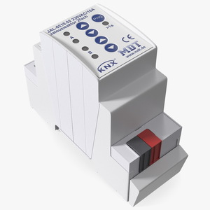 KNX Blind Actuator Two Gang 3D