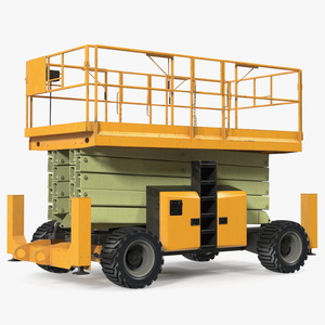 3D Scissor Lift Platform