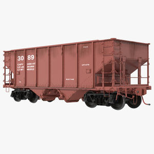 3D Hopper Car Generic model