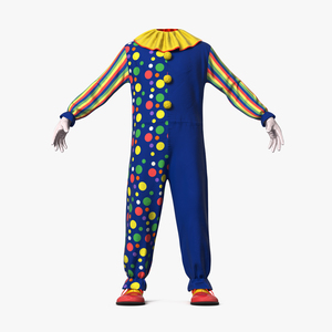 3D Toddler Clown Costume