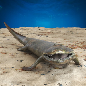 3D model Tiktaalik Rigged for Maya