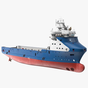 3D Anchor Handling Tug Supply Vessel model