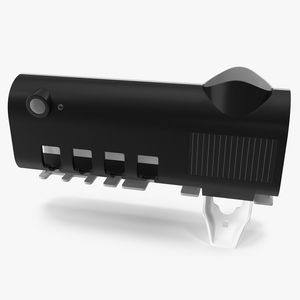 3D Electric UV Sterilizer Toothbrush Holder Black