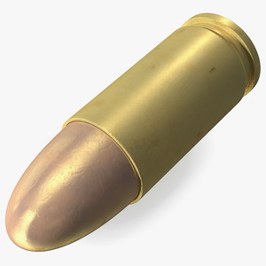 9mm Cartridge for Pistol 3D model