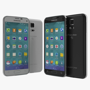 3D Samsung Galaxy S5 Mini Set