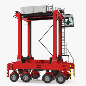 Hybrid Straddle Carrier Kalmar New 3D model