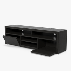 TV Stand Black 3D model