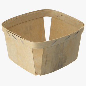 Vented Wooden Box 3D