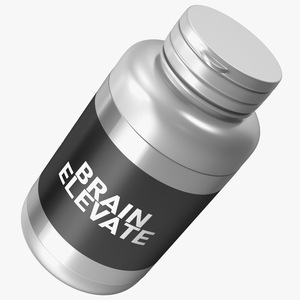 Brain Elevate Jar 3D