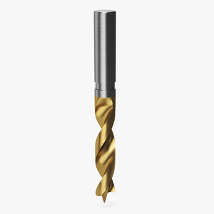 3D Utility Brad Point Drill Bit model