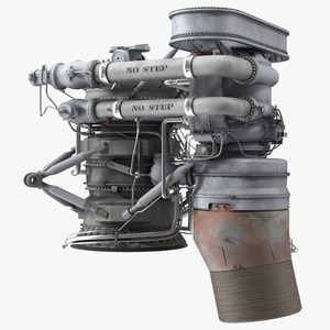 3D Realistic Rocket Engine model