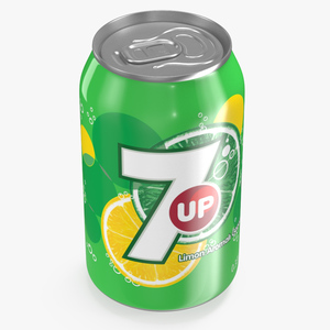 Soft Drink 7UP 033l 3D model