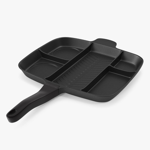 3D Masterpan 5 Section Grill Griddle Skillet