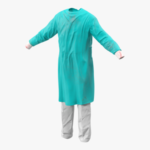 3D model Surgeon Dress 6