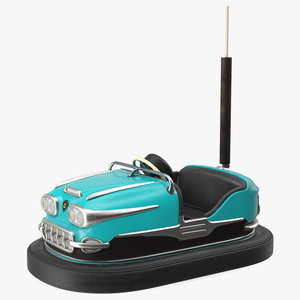 Bumper Car Gebruder Ihle Corvette 1962 Blue New 3D