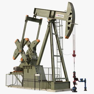 Oil Pumpjack 3D