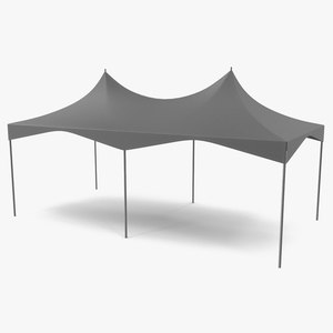 3D model Party Tent Grey