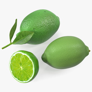 3D model Green Lemon Set