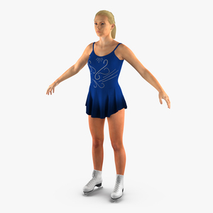 Female Figure Skater 2 3D