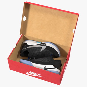 Shoe Box with Nike Sneakers 3D