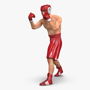 3D Boxer Man Rigged