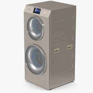 3D model Duo Washing Machine Haier