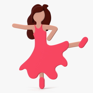 Woman Dancing Emoji 3D model