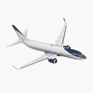 3D Boeing 737 800 with Interior Generic