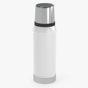 Thermos Flask White 3D model