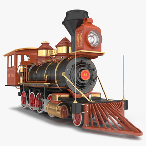 3D Steam Engine Locomotive model