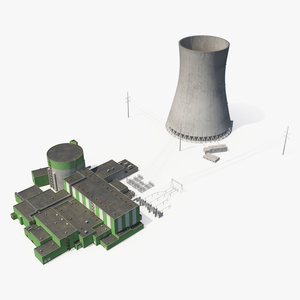 3D Nuclear Power Plant 2