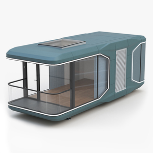 3D model Futuristic Modular Home Design