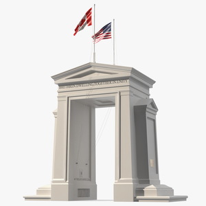 3D model Peace Arch