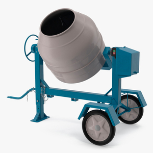 3D model Portable Cement Mixing Machine