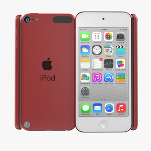 iPod Touch Red 3D model