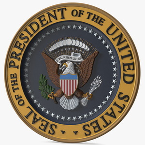 3D model US Presidential Seal