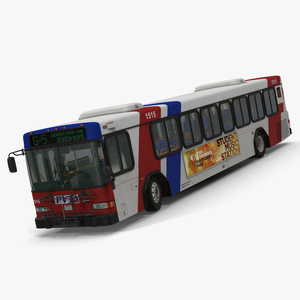 3D model Gillig Low Floor Bus