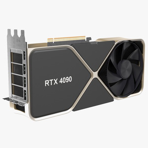 NVidia RTX 4090 Graphics Card 3D model