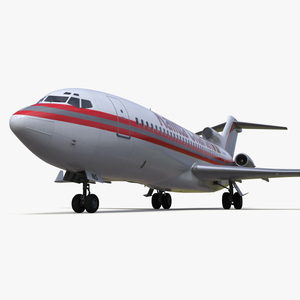 Charter Boeing 727-100 Kalitta Charters 3D model