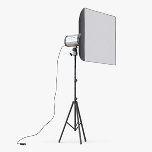 3D Professional Studio Lighting Softbox 2 model