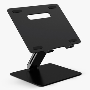 3D Adjustable Laptop Holder Stand Black