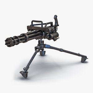 3D model Minigun Tripod Mount