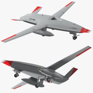 3D model Boeing MQ25 Stingray Aerial Refueling Drone Rigged